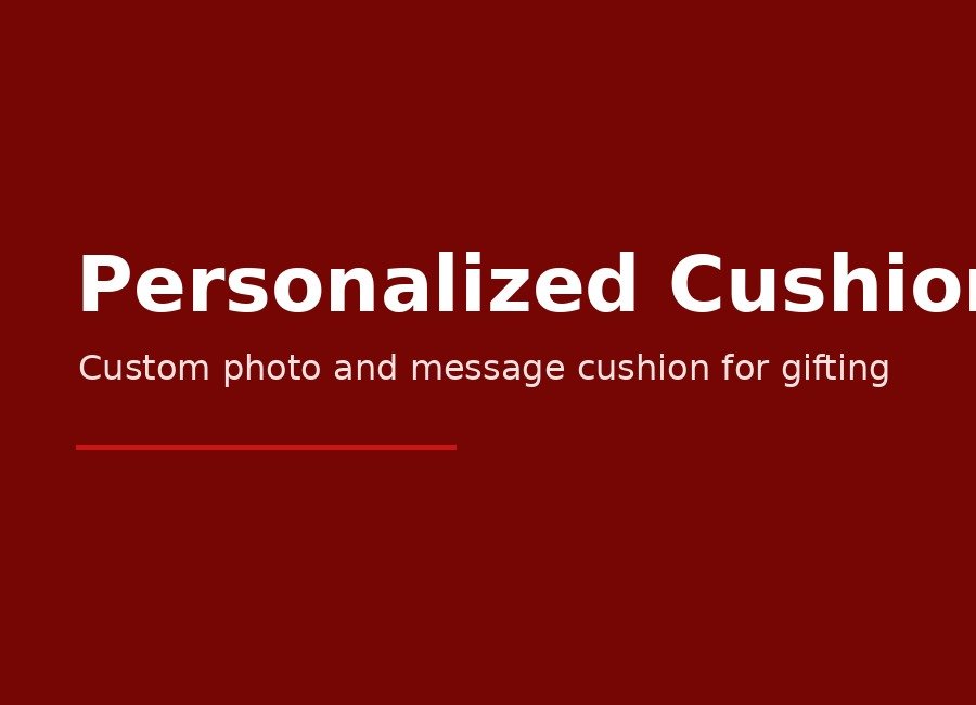 Personalized Cushion